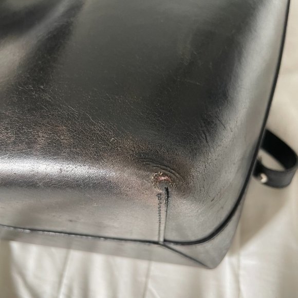 Mansur Gabriel crossbody/shoulder bucket bag - Picture 6 of 11